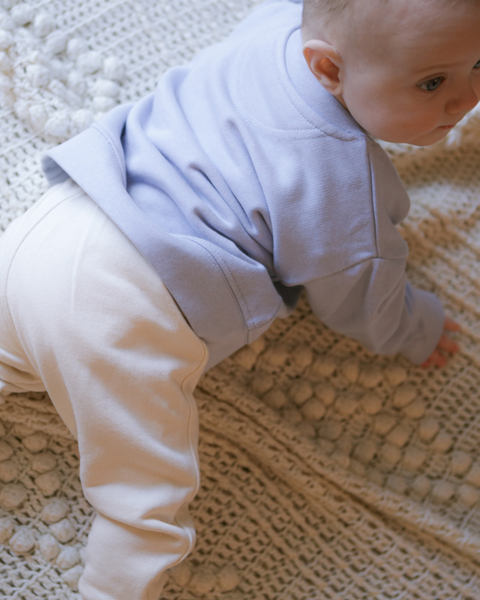Mini Organic Cotton Kiss My Tuchus Sweatpants