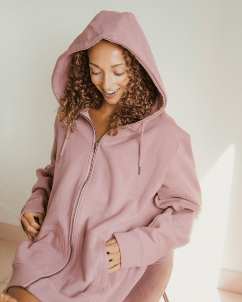 Organic Cotton Zip Up Hoodie