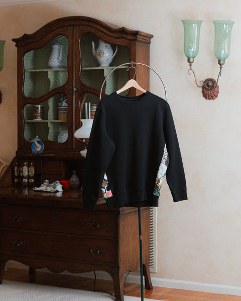 Sweet but Psycho Quilted Sweater